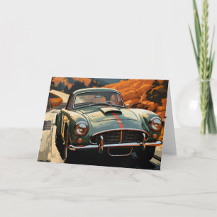SPORTS CAR CLASS ACT BRTHDAY Greeting Card