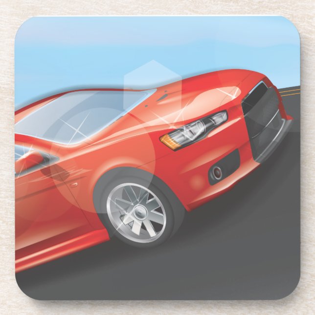 Sports Car Coaster (Front)