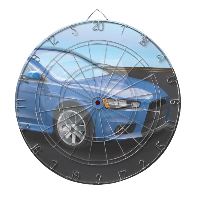 Sports Car Dartboard (Front)