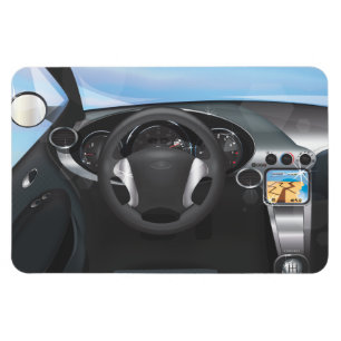 Sports Car Dashboard Magnet