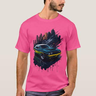Sports car illustration friends funny T-Shirt