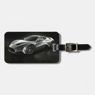 Sports Car Luggage Tag