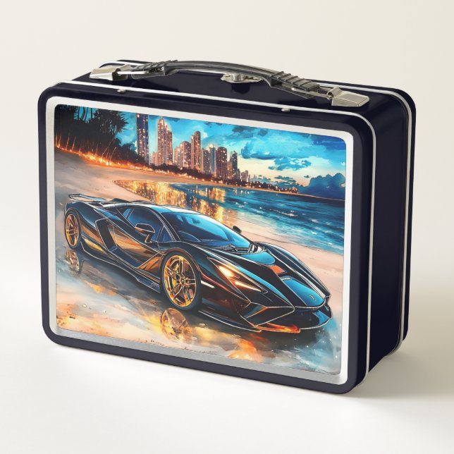 Sports Car Lunch Box (Back)