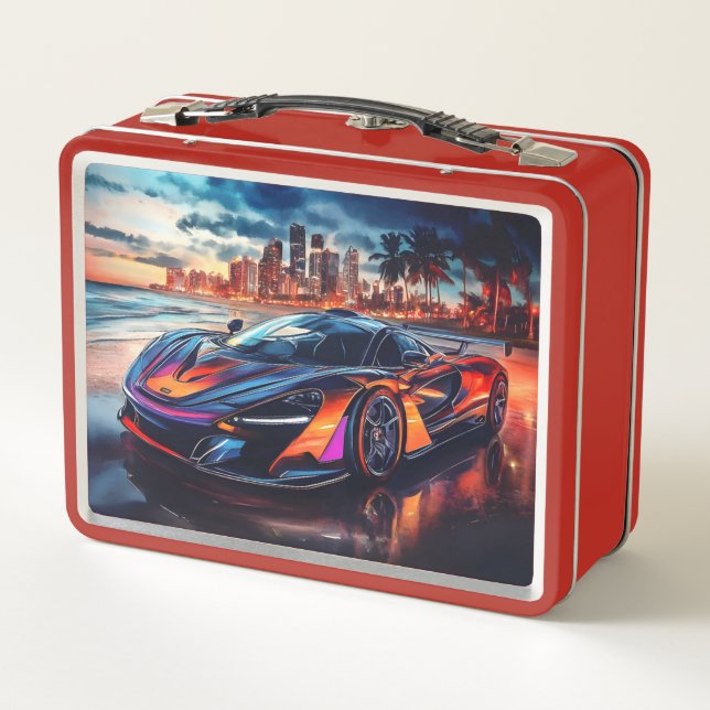 Sports Car Lunch Box (Back)
