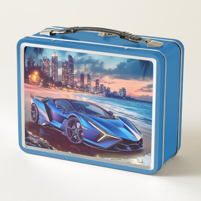 Sports Car Lunch Box (Back)