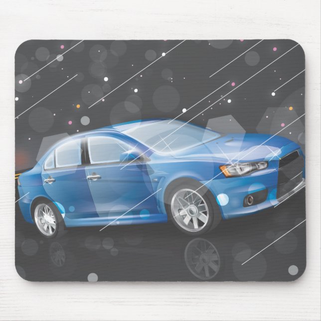 Sports Car Mouse Pad (Front)