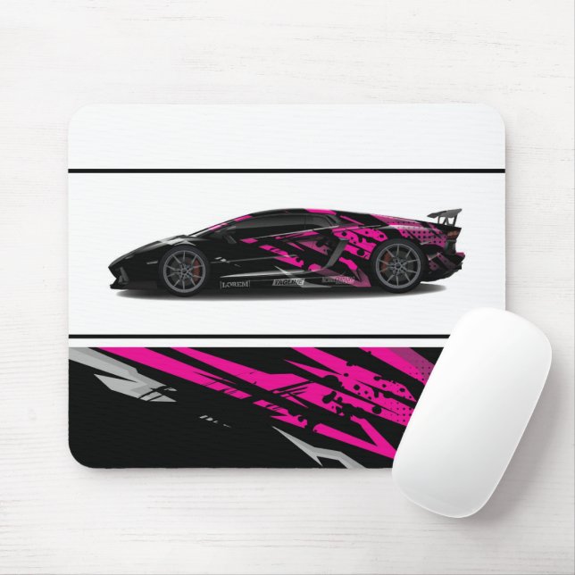 Sports Car Mouse Pad (With Mouse)