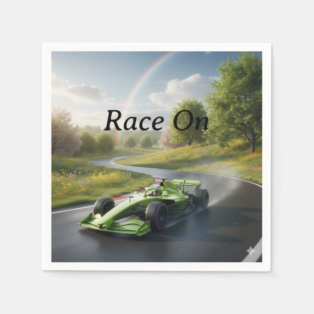 Sports Car Napkins (Front)