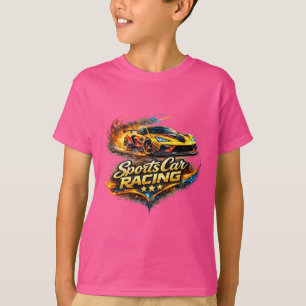 Sports Car Racing Graphic Kids’ T-Shirt
