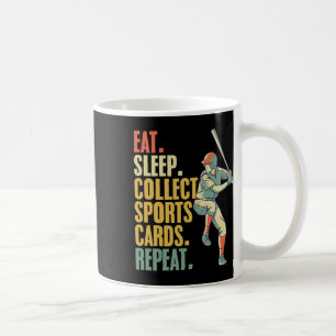 Sports Card Collecting Basketball Baseball Card Co Coffee Mug