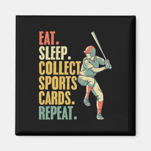 Sports Card Collecting Sketll Sell Card Collector Magnet