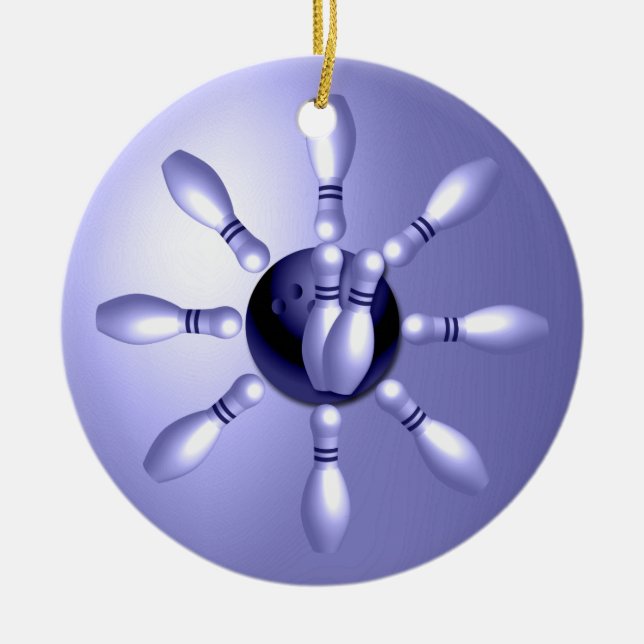 Sports Christmas Ceramic Tree Decoration (Front)