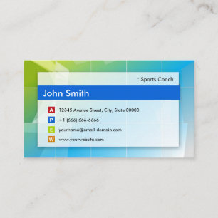 Sports Coach - Modern Multipurpose Business Card