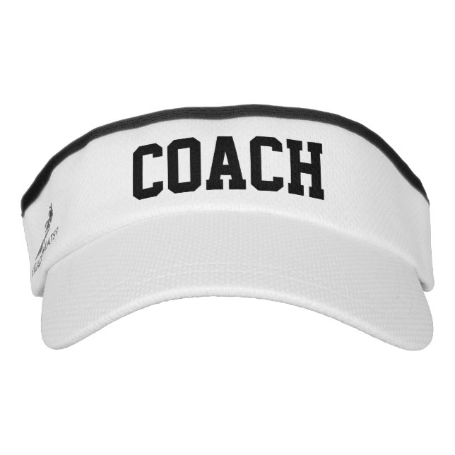 Sports coach sun visor cap hats (Front)