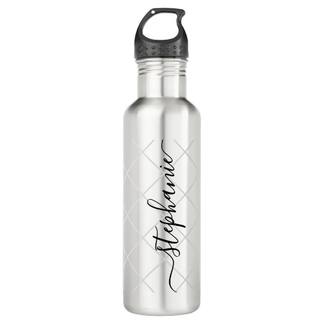 Sports Custom Calligraphy Name Stainless Steel 710 Ml Water Bottle (Front)