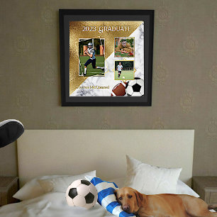 Sports Custom Photo Graduation Memories Foil Prints