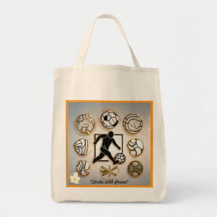 "Sports Design Fusion" Tote Bag