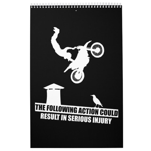 Sports Dirt Bike Motorcycles Lover Gift Calendar (Cover)