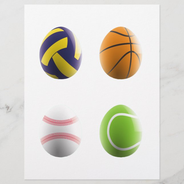 sports easter eggs (Front)
