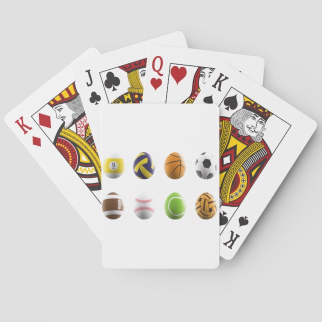 sports easter eggs playing cards (Back)