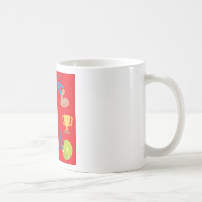 sports emoji coffee mug (Right)