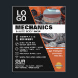 Sports Engine, Auto Mechanic & Repairs Advertising Flyer<br><div class="desc">Sports Engine,  Auto Mechanic & Repairs Advertising Flyers By The Business Card Store.</div>