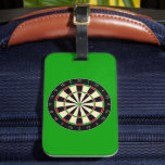 Sports Equipment - Dartboard 1 Luggage Tag<br><div class="desc">Nice Sports Graphic Designs by EDDA Fröhlich / EDDArt | Graphic of a Dartboard - A must have for darts player and fans! | You miss other Products? Feel free to contact me: contact@eddart.de or have a look here: www.zazzle.com/store/eddartshop</div>