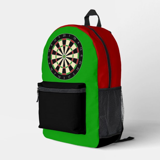 Sports Equipment - Dartboard 1 Printed Backpack (Back Corner Right)