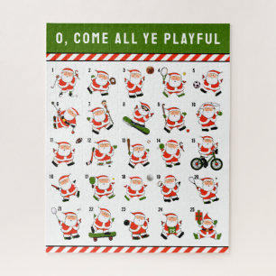 Sports Fan Christmas Jigsaw Puzzle