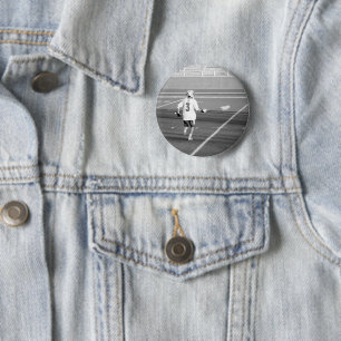 Sports Fan Club Player PHOTO Lacrosse Mum Team Fun 6 Cm Round Badge