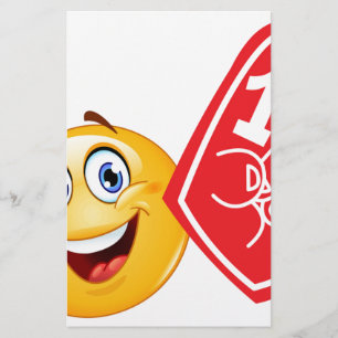 sports fan emoji stationery