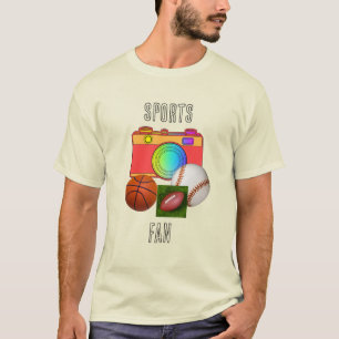 Sports Fan Mens Natural T-Shirt