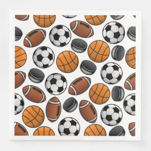 Sports Fan Paper Dinner Napkins