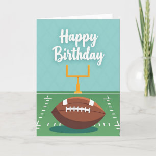 Sports Field Birthday Card
