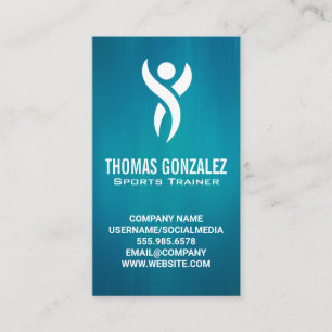 Sports Fitness Personal Training Appointment Card