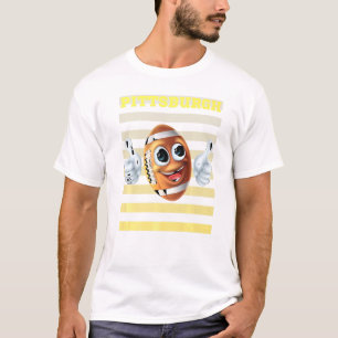 Sports Football Pittsburgh Pgh Pa Sport Game Ball T-Shirt