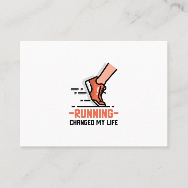 sports for runners business card (Front)