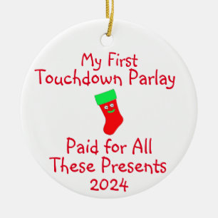 Sports Gambling Ceramic Ornament