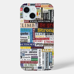 Sports Game Running Soccer Basketball Motivation iPhone 15 Case