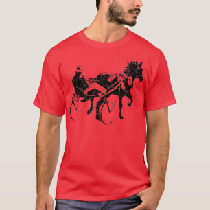 Sports Horse Race Harness Racing  Gift  T-Shirt