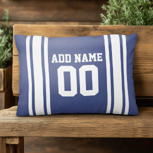 Sports Jersey with Custom Name and Number Decorative Cushion