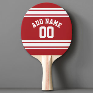 Sports Jersey with Your Name and Number Ping Pong Paddle