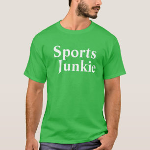 Sports Junkie Mens Vivid Green        T-Shirt