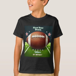 Sports kids boys ticket Football 1st Birthday T-Shirt