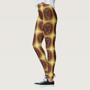 Sports lion cat roar Personalise Destiny Destiny'S Leggings