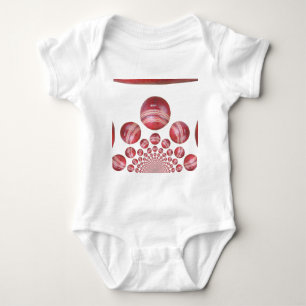Sports Lover’s Cricket Ball Print Baby Bodysuit