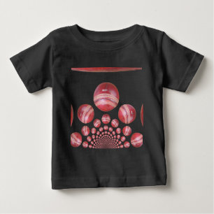 Sports Lover’s Cricket Ball Print Baby T-Shirt