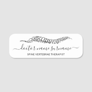 sports massage therapy Orthopedic doctor Surgeon Name Tag