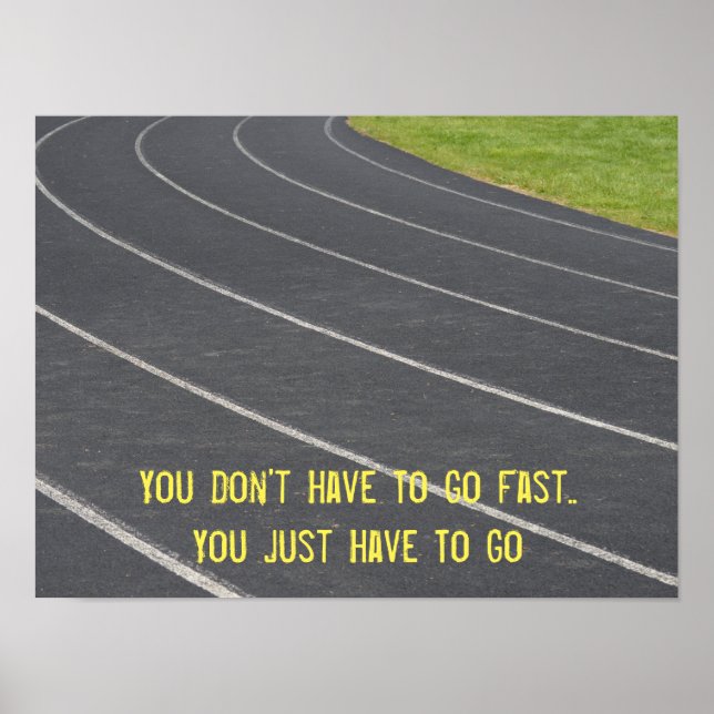 Sports Motivational Running Poster (Front)