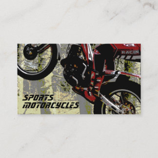 Sports Motorcycles business card